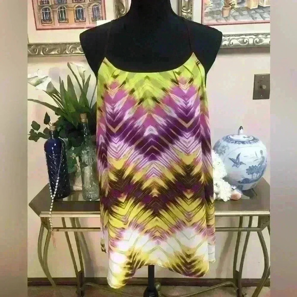 ANA A NEW APPROACH BEACH/CASUAL POOL COVER UP SHEER SUMMER TOP SZ XL - Picture 6 of 10